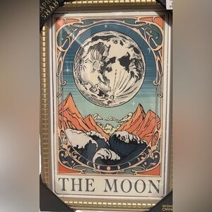 NWT Sapna Shah The Moon Framed Wall Art
